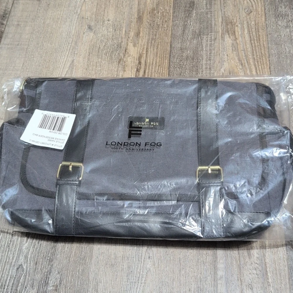 London Fog 100th Anniversary Edition Canvas Messenger Bag